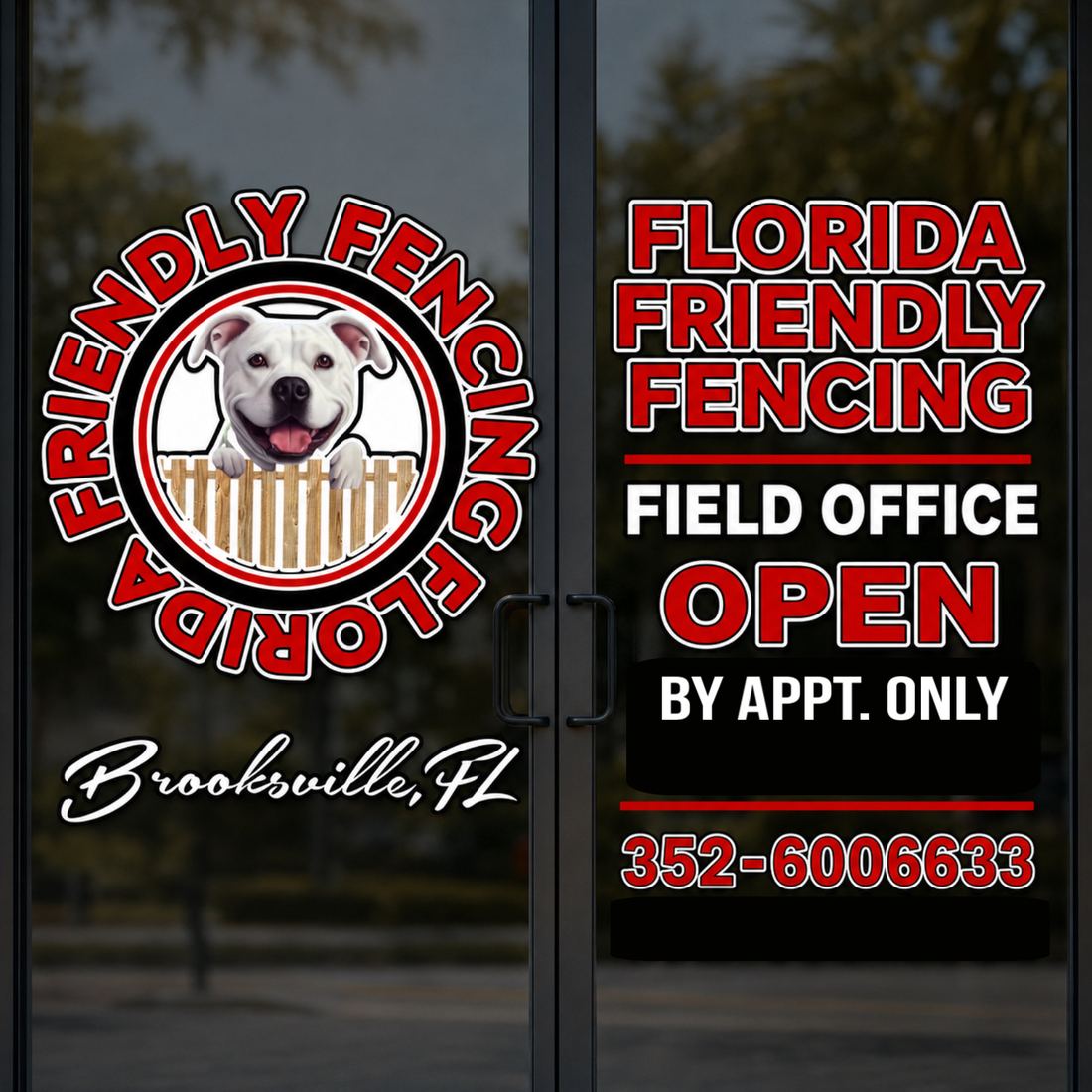 Florida Friendly Fencing field office in Brooksville, FL — open by appointment