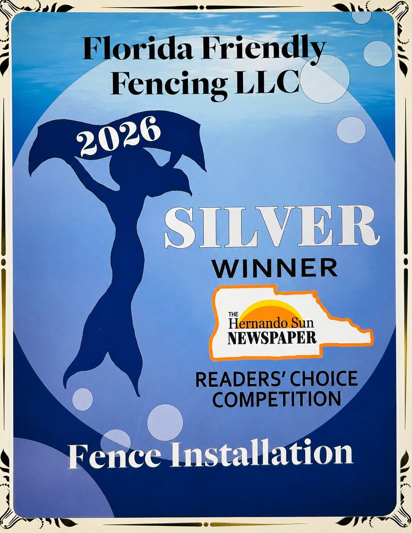 Hernando Sun Reader's Choice Silver Winner 2026 for Fence Installation