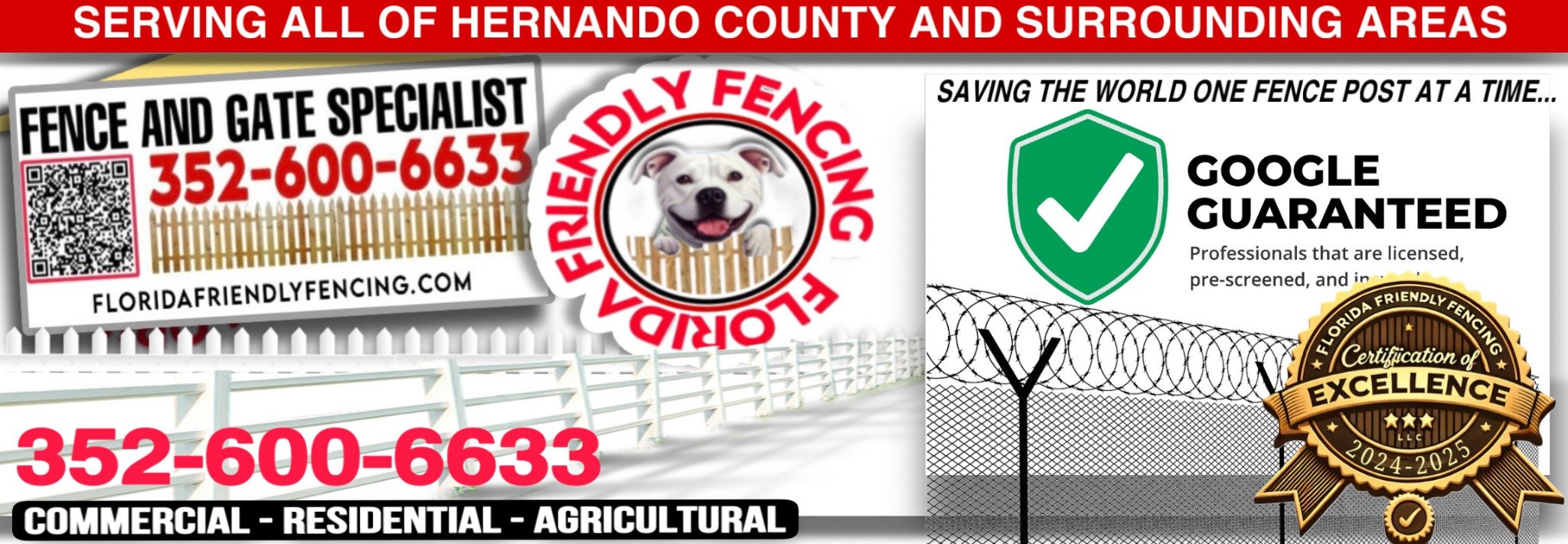Florida Friendly Fencing Logo
